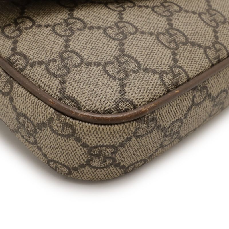 Gucci Ophidia Mini Bag GG Supreme Sherry Line Pochette Leather