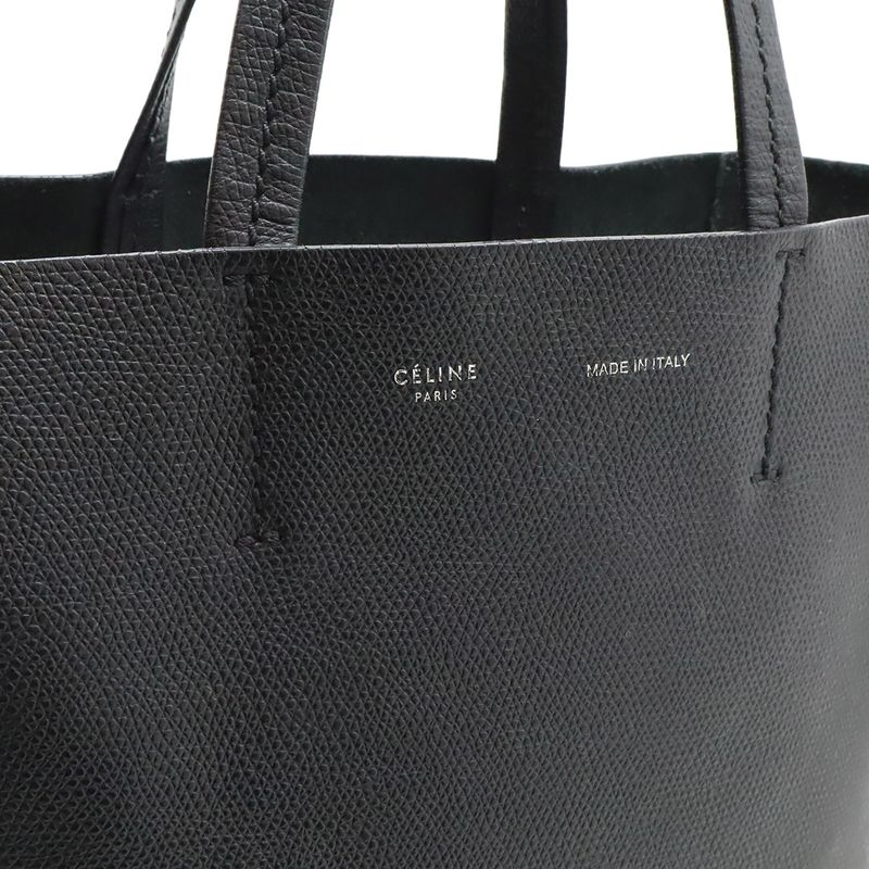 Celine Vertical Hippo Small Tote 2-Way Shoulder Bag Crossbody Bicolor