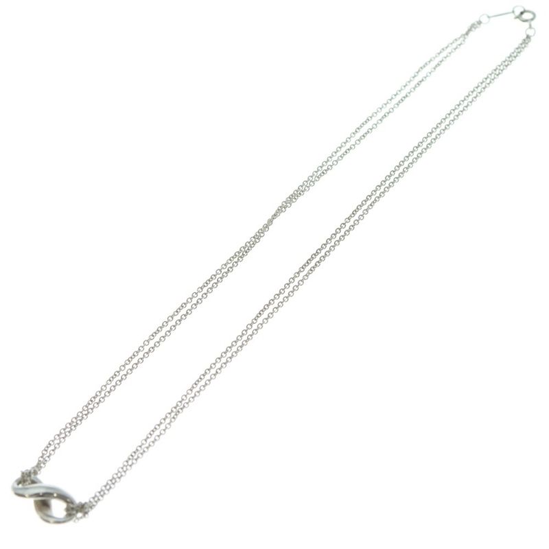 Tiffany & Co. Infinity Necklace Pendant Chain Silver