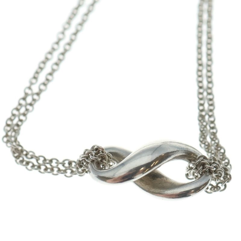 Tiffany & Co. Infinity Necklace Pendant Chain Silver