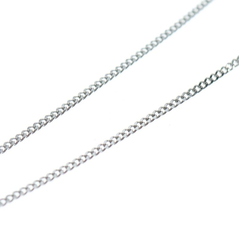 Dior Star Heal Motif Necklace Pendant Chain Silver