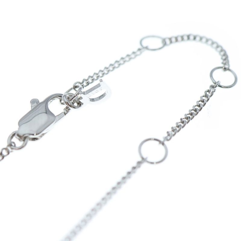 Dior Star Heal Motif Necklace Pendant Chain Silver