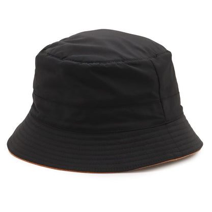 Hermes Logo Embroidery Bucket Hat 99% Nylon 1% Polyurethane 100% Cashmere