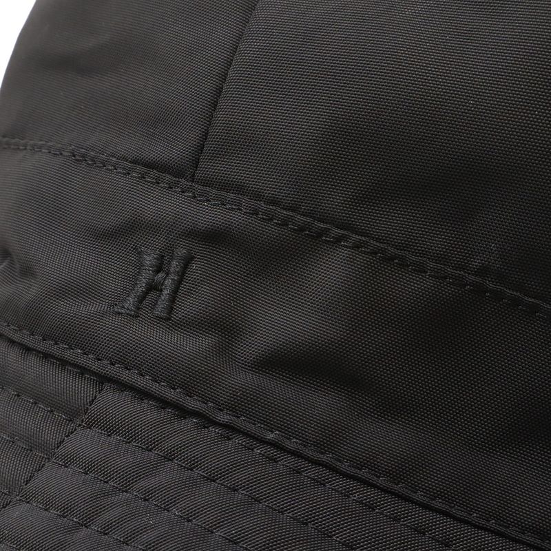 Hermes Logo Embroidery Bucket Hat 99% Nylon 1% Polyurethane 100% Cashmere