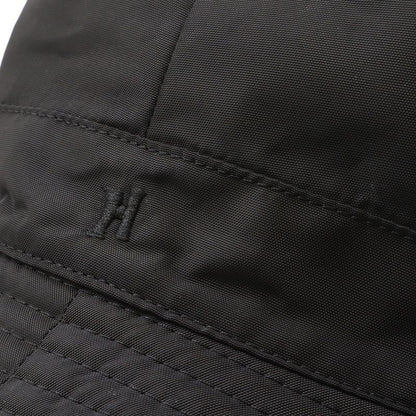 Hermes Logo Embroidery Bucket Hat 99% Nylon 1% Polyurethane 100% Cashmere