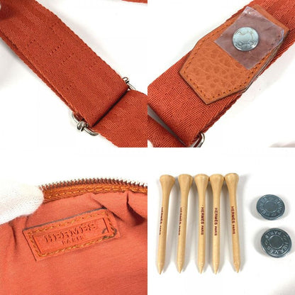 Hermes Waist Bag Bolide Ceinture Golf Cotton Orange