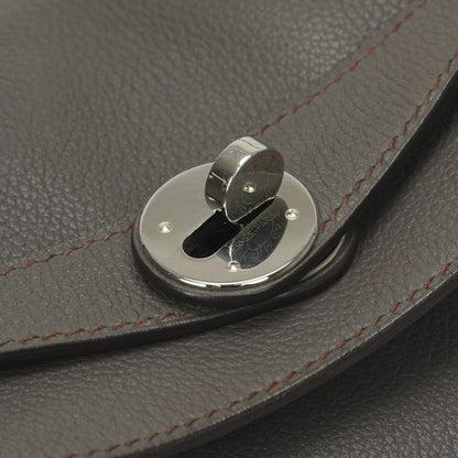 Hermes Lindy 34 Tote Shoulder Bag Etain Gray Silver