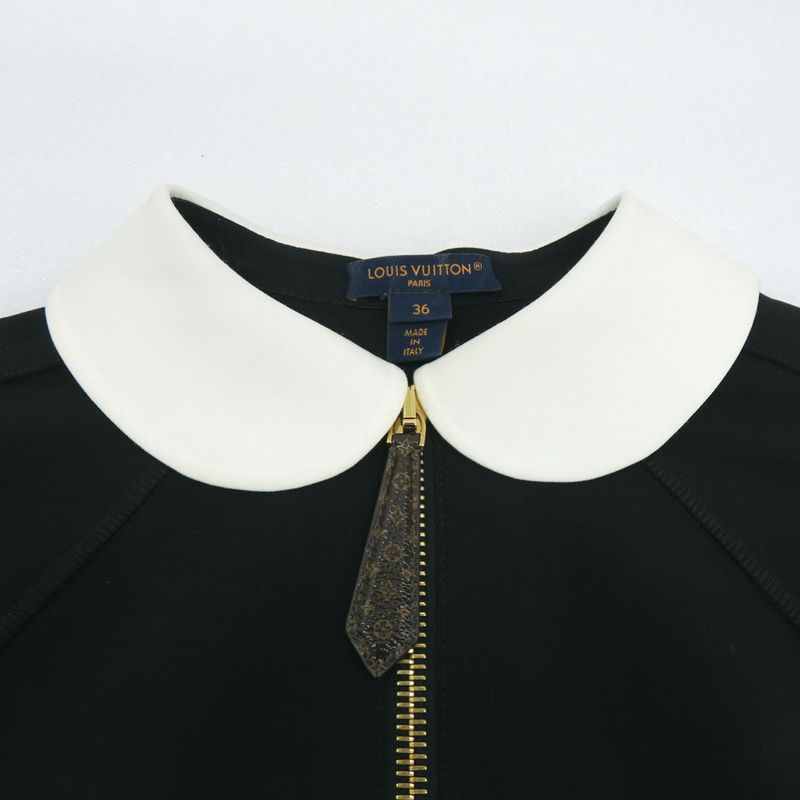 Louis Vuitton Technical Jersey Peter Pankara Dress Sporty Half Fastener