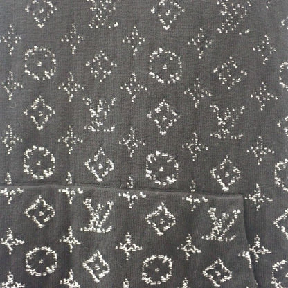 Louis Vuitton Monogram Gradient Hoodie S Top Cotton Black