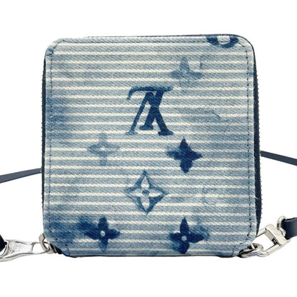 Louis Vuitton Wallet Zippy Compact Wallet Blue Monogram Water Color