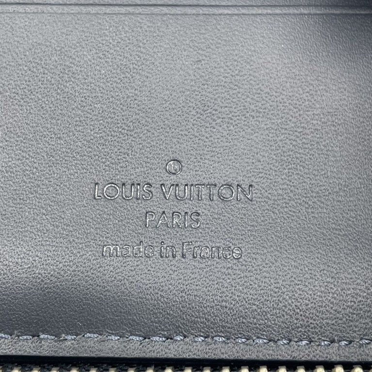 Louis Vuitton Wallet Zippy Compact Wallet Blue Monogram Water Color