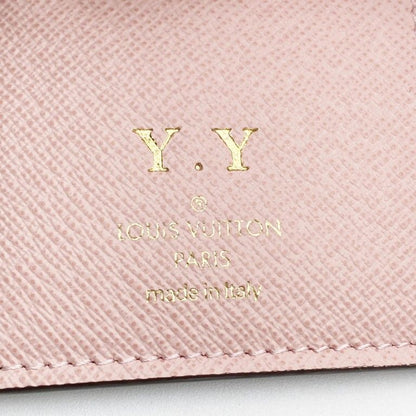 Louis Vuitton Wallet Portefeuille Rose Velours Monogram Bifold