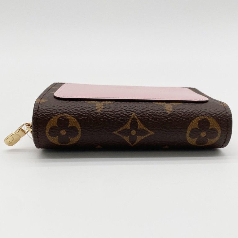 Louis Vuitton Wallet Portefeuille Rose Velours Monogram Bifold