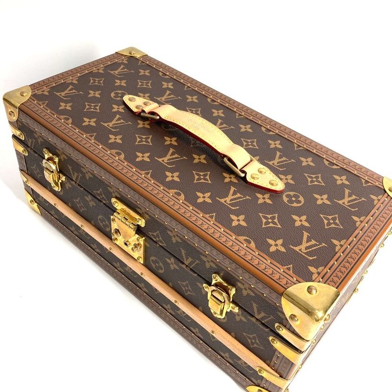 Louis Vuitton Trunk Coffret Chien Pagne Monogram Canvas Brown