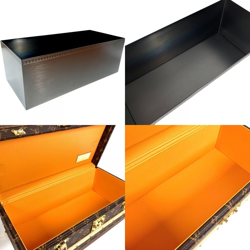Louis Vuitton Trunk Coffret Chien Pagne Monogram Canvas Brown
