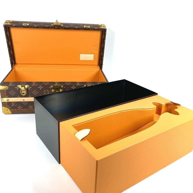 Louis Vuitton Trunk Coffret Chien Pagne Monogram Canvas Brown