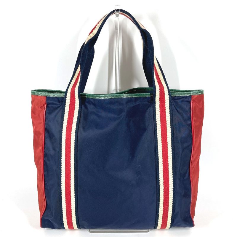 Gucci Shoulder Bag Hysteria Logo Nylon Navy