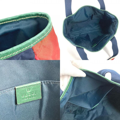 Gucci Shoulder Bag Hysteria Logo Nylon Navy
