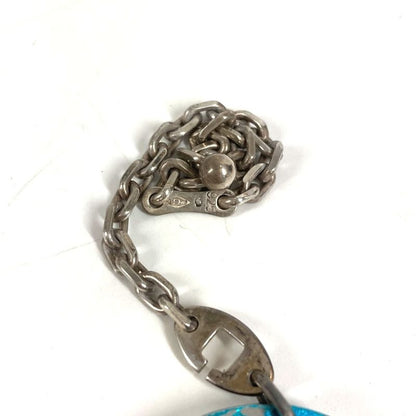 Hermes Key Holder Animal Elephant Leather Gray