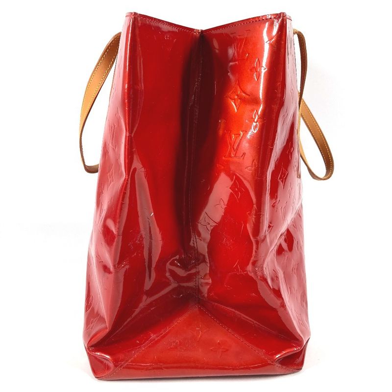 Louis Vuitton Shoulder Bag Lead GM Monogram Vernis Canvas Red