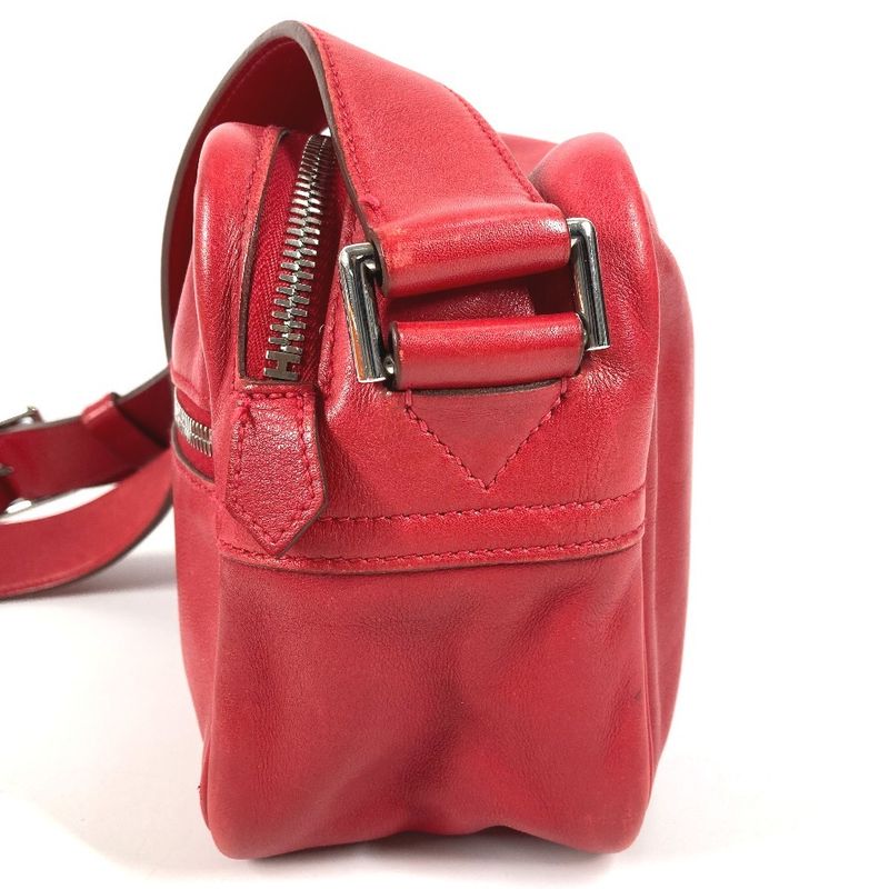 Hermes Shoulder Bag Van Quatre PM Leather Red