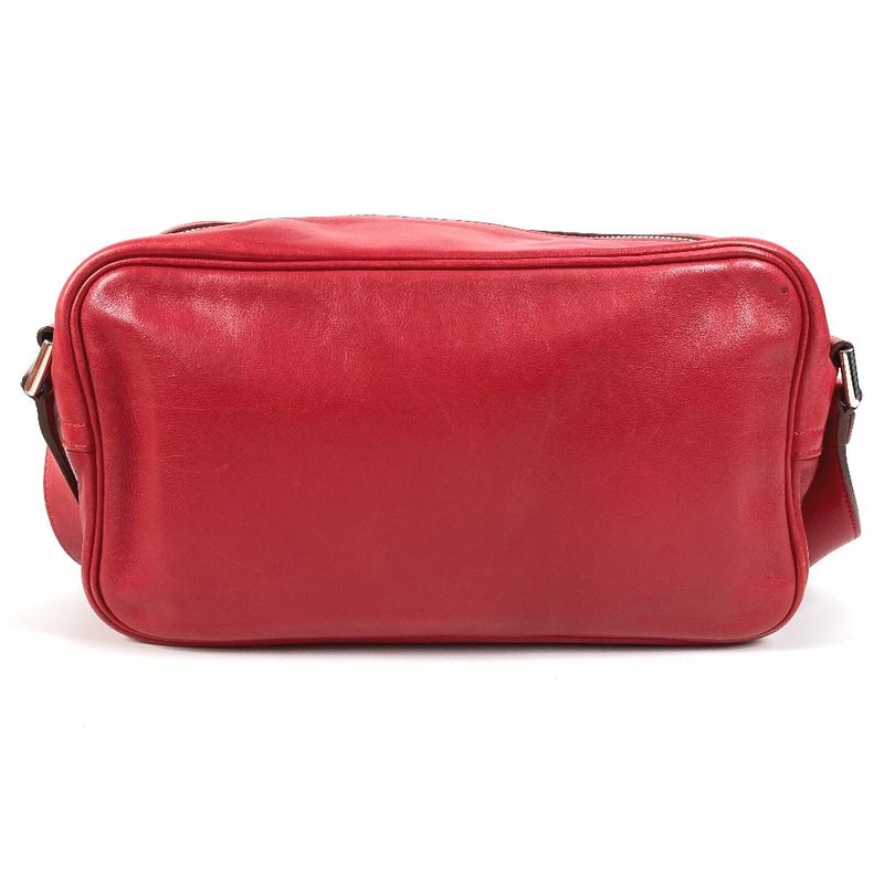 Hermes Shoulder Bag Van Quatre PM Leather Red