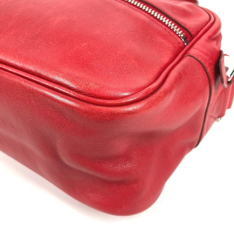 Hermes Shoulder Bag Van Quatre PM Leather Red