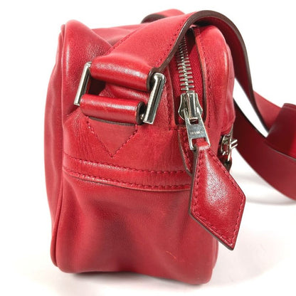 Hermes Shoulder Bag Van Quatre PM Leather Red