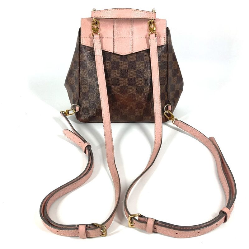 Louis Vuitton Backpack Crampton Damier Canvas Pink