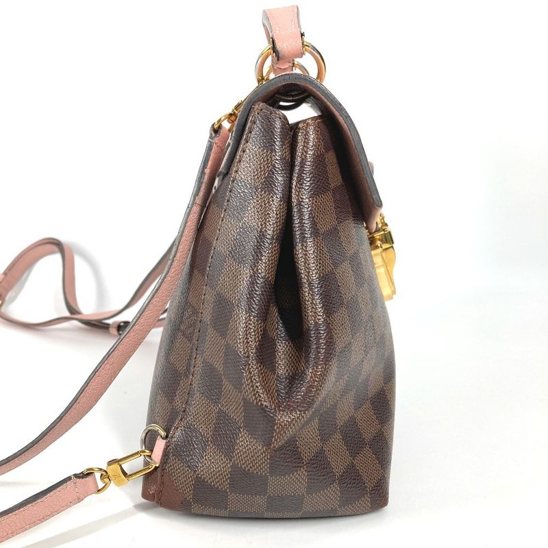 Louis Vuitton Backpack Crampton Damier Canvas Pink