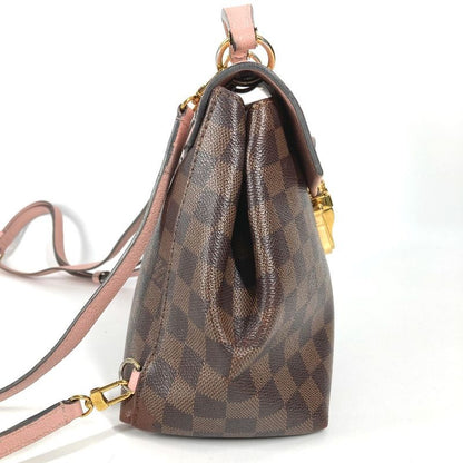 Louis Vuitton Backpack Crampton Damier Canvas Pink