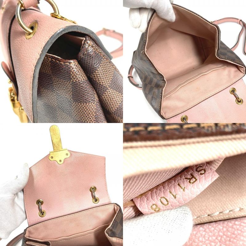 Louis Vuitton Backpack Crampton Damier Canvas Pink