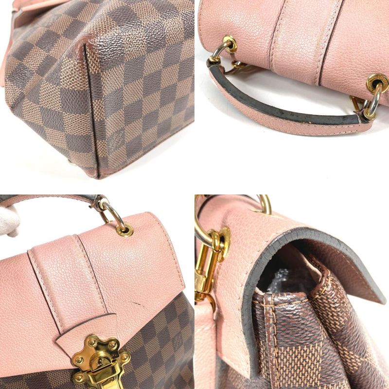 Louis Vuitton Backpack Crampton Damier Canvas Pink