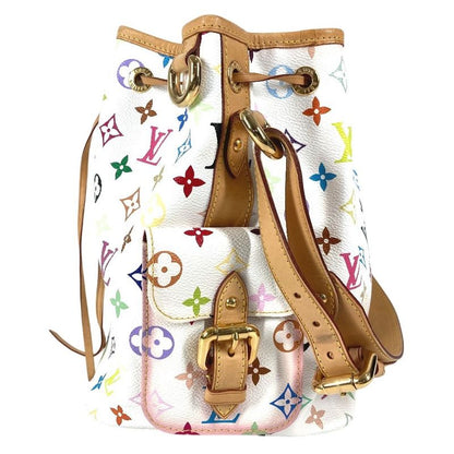 Louis Vuitton Shoulder Bag Petit Noe Monogram Multicolor Canvas Bronze