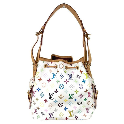 Louis Vuitton Shoulder Bag Petit Noe Monogram Multicolor Canvas Bronze