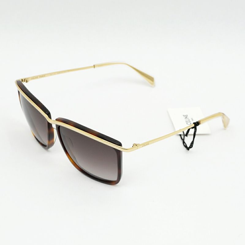 Celine Sunglasses Brown Gold Eyewear