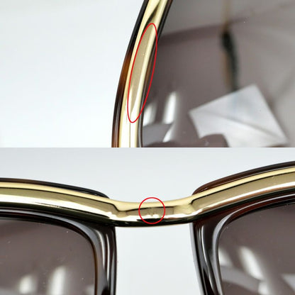 Celine Sunglasses Brown Gold Eyewear