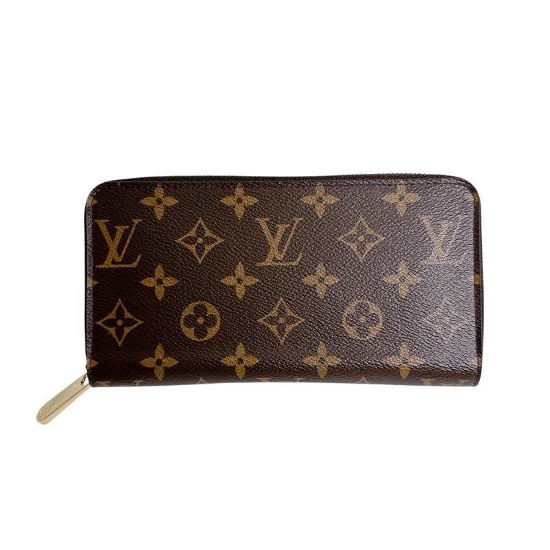 Louis Vuitton Monogram Zippy Long Wallet Zip Around