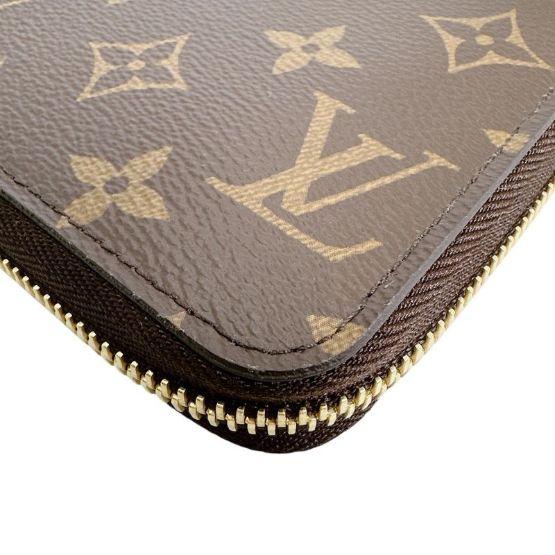Louis Vuitton Monogram Zippy Long Wallet Zip Around