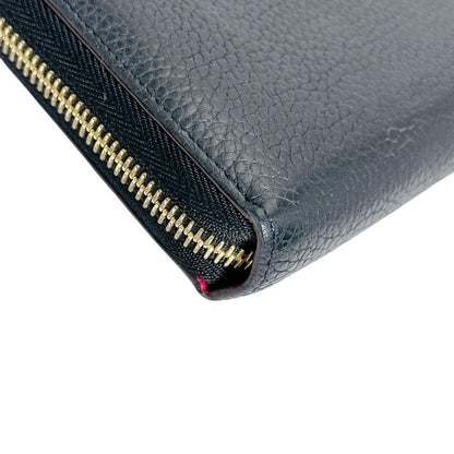 Louis Vuitton Taurillon Portefeuille Comet L-shaped Zipper Long Wallet