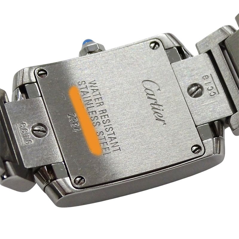 Cartier Watch Tank Francaise SM Asia Limited Quartz QZ Stainless