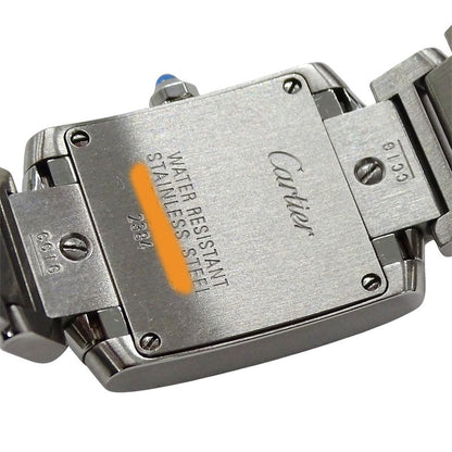 Cartier Watch Tank Francaise SM Asia Limited Quartz QZ Stainless