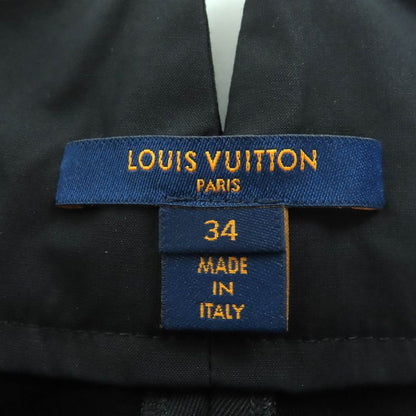 Louis Vuitton Leather Strap Wool Tuxedo Cigarette Pants Slacks