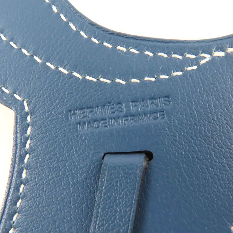 Hermes Paddock Serra Charm Veau Swift Corvere Silver Bag Made