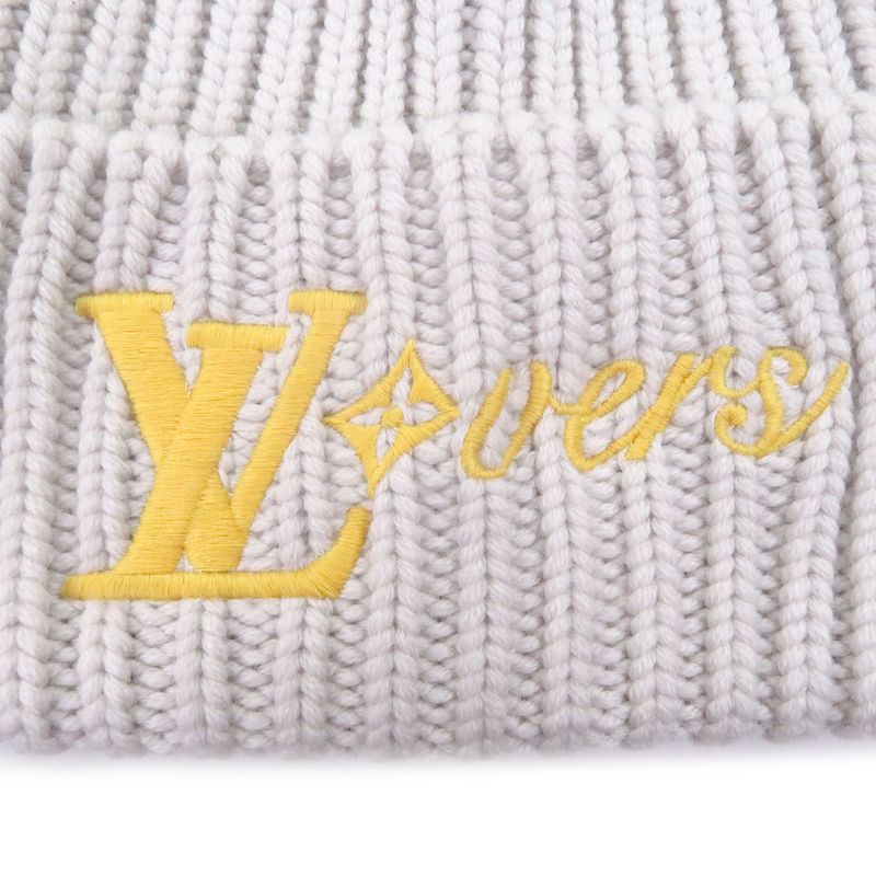 Louis Vuitton Beanie LV Birds LV Logo Embroidery Knit Cap