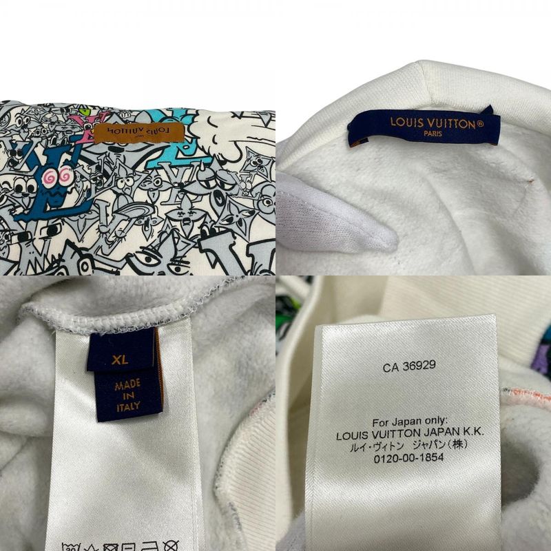 Louis Vuitton Pullover Brushed Lining Monogram Comics Hoodie Multicolor