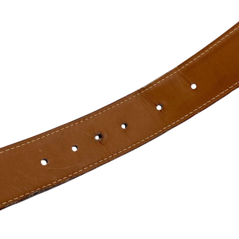 Hermes Au Carre Belt Red