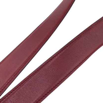 Hermes Au Carre Belt Red