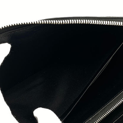 Balenciaga Round Zip Wallet Everyday Long Black