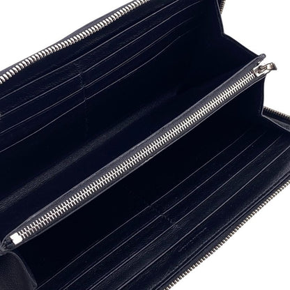 Balenciaga Round Zip Wallet Everyday Long Black